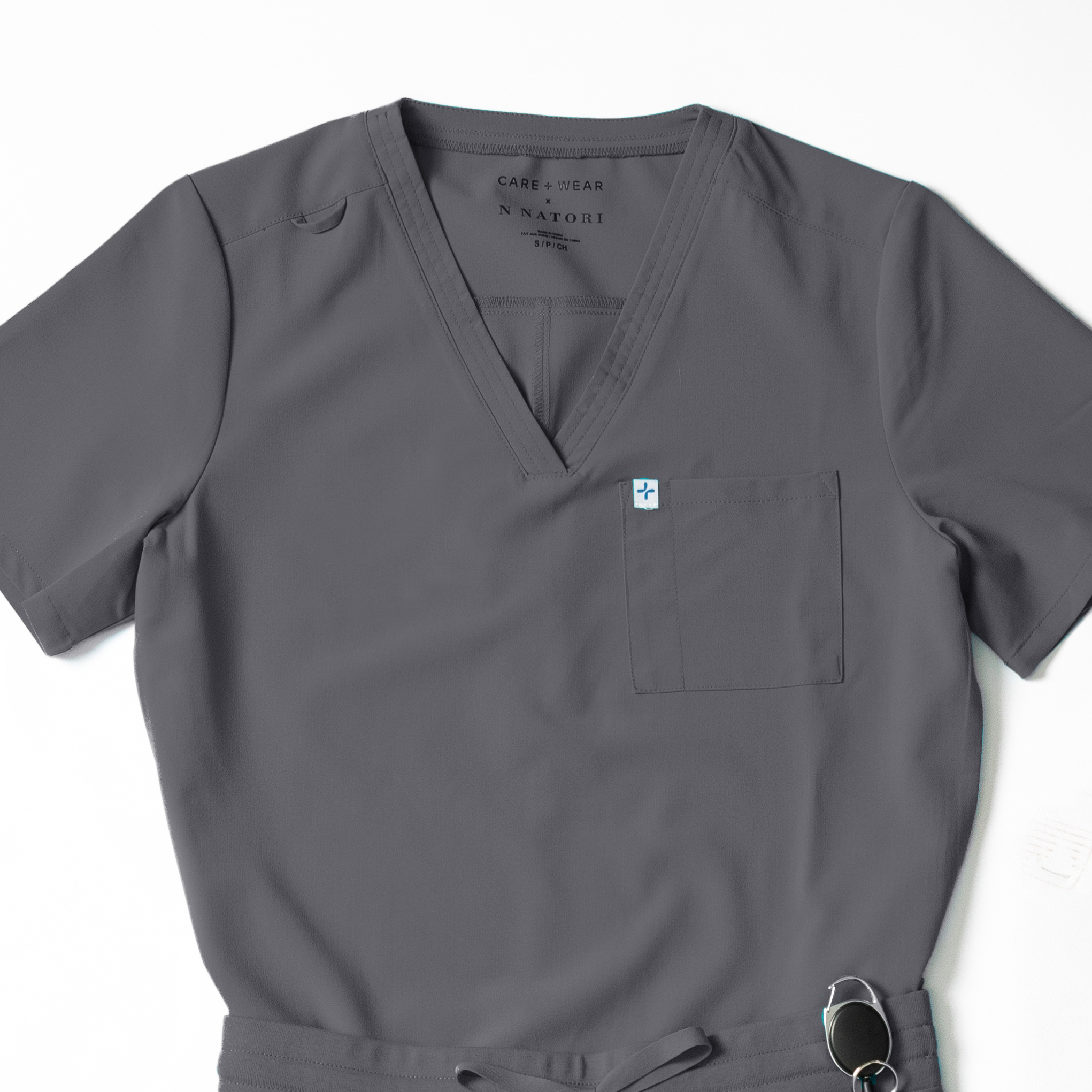 Womens 3-Pocket V-Neck Scrub Top Core Colorways